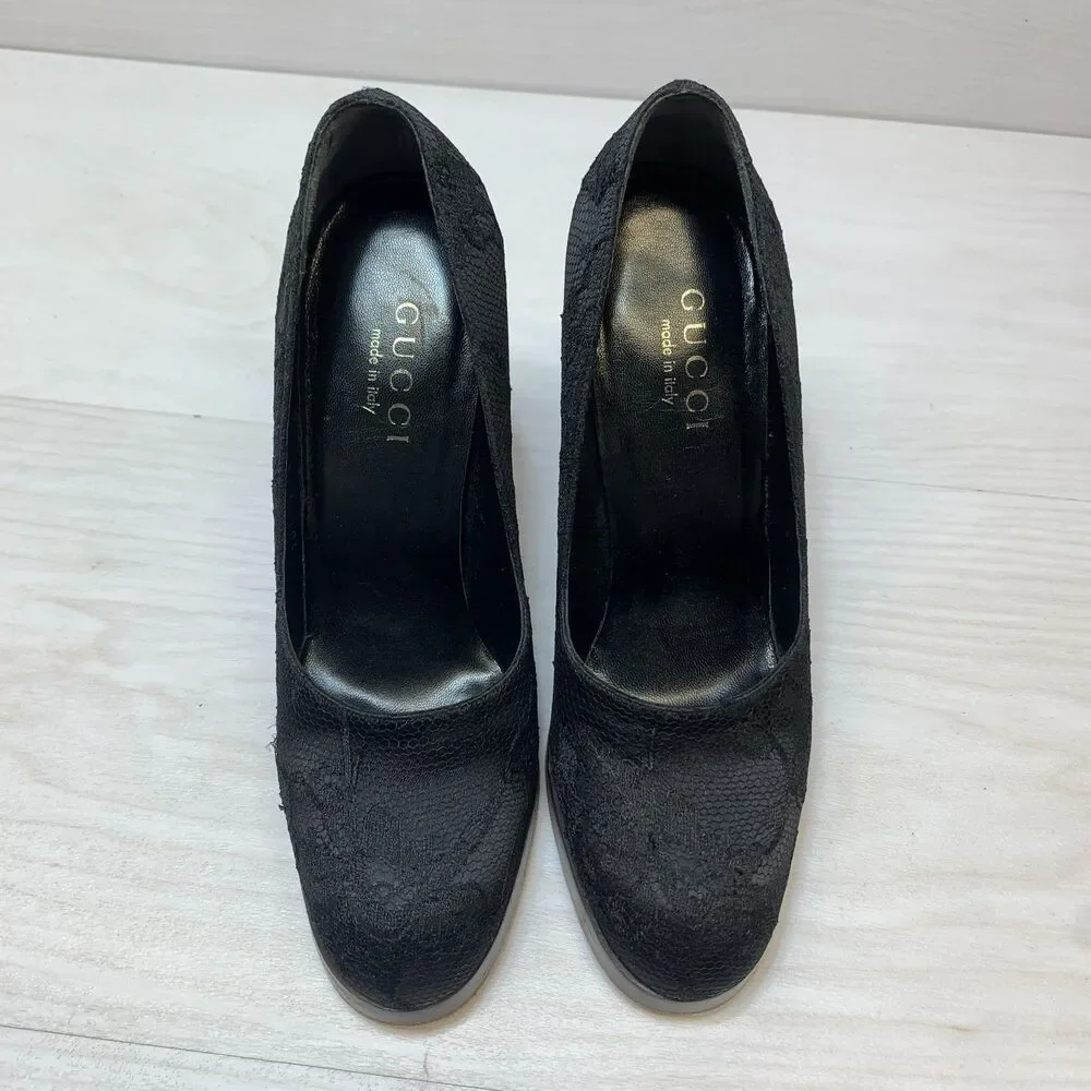 Gucci platform pumps